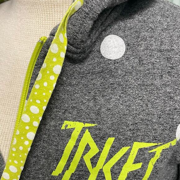 TrukFit Hooded Full Zip Jacket Sweatshirt Polka Dot Lil Wayne Streetwear Large - Picture 3 of 5